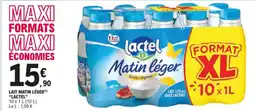E.Leclerc Lait matin léger lactel aanbieding