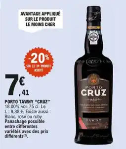 E.Leclerc Porto tawny cruz aanbieding