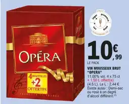 E.Leclerc Vin mousseux brut opera aanbieding