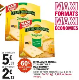 E.Leclerc Leerdammer original aanbieding