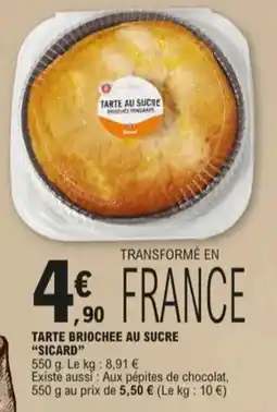 E.Leclerc Tarte briochée au sucre aanbieding