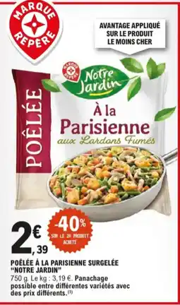 E.Leclerc Poêlée à la Parisienne aanbieding