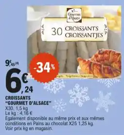 E.Leclerc Croissants gourmet d'alsace aanbieding