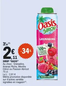 E.Leclerc Sirop oasis aanbieding