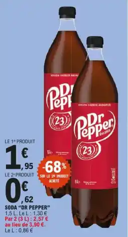 E.Leclerc soda dr pepper aanbieding