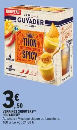 E.Leclerc Verrines shooters guyader aanbieding