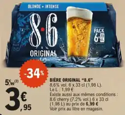 E.Leclerc Bière original 8.6 aanbieding