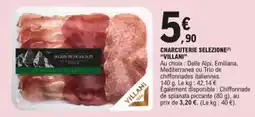 E.Leclerc Charcuterie selection villani aanbieding