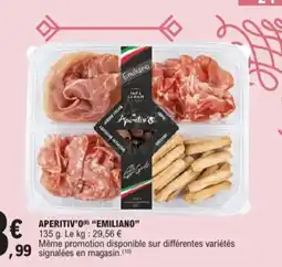 E.Leclerc Aperitiv'o emiliano aanbieding