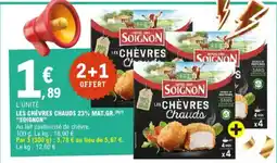 E.Leclerc Les chèvres chauds soignon aanbieding