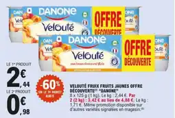 E.Leclerc Velouté fruits jaunes aanbieding