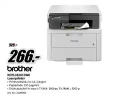 MediaMarkt brother DCPL3520CDWE Laserprinter aanbieding