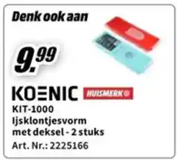 MediaMarkt Ijsklontjesvorm met deksel aanbieding