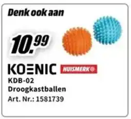 MediaMarkt Koenic droogkastballen aanbieding