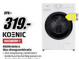 MediaMarkt Koenic was droogcombinatie aanbieding