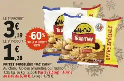 E.Leclerc Frites surgelées mc cain aanbieding