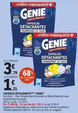 E.Leclerc Capsules détachantes genie aanbieding