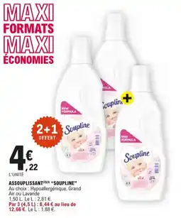 E.Leclerc Assouplissant soupline aanbieding