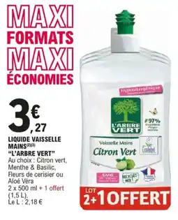 E.Leclerc Liquide vaisselle mains l'arbre vert aanbieding