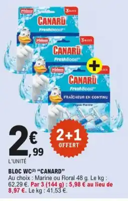 E.Leclerc Bloc wc canard aanbieding