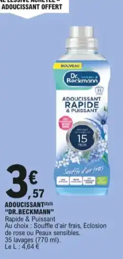 E.Leclerc adoucissant dr.beckmann aanbieding