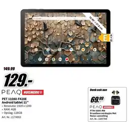 MediaMarkt Android tablet 11" aanbieding