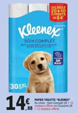 E.Leclerc Papier toilette "Kleenex" aanbieding