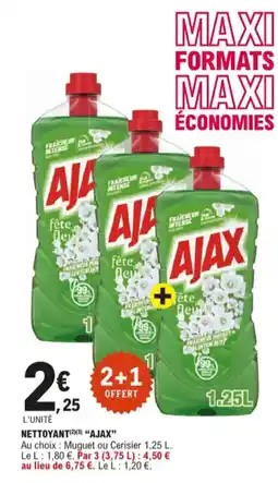 E.Leclerc Nettoyant ajax aanbieding