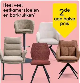 Eetkamerstoelen en barkrukken