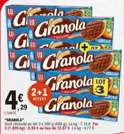 E.Leclerc Granola l'original aanbieding