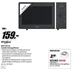 MediaMarkt Whirlpool mcp 347 sl combi-microwavoven aanbieding