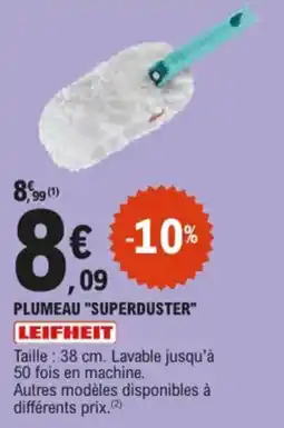 E.Leclerc Plumeau superduster aanbieding