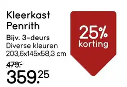 Leen Bakker Kleerkast Penrith aanbieding