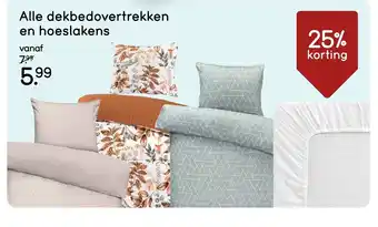 Dekbedovertrekken en hoeslakens