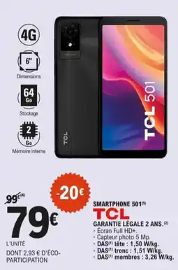 E.Leclerc Smartphone 501 aanbieding