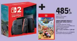 E.Leclerc Nintendo switch 2 + mario kart world switch 2 aanbieding