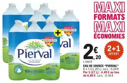 E.Leclerc Eau de source pierval aanbieding