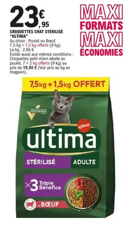 E.Leclerc Croquettes chat sterilise ultima aanbieding