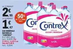 E.Leclerc Eau minérale naturelle contrex aanbieding