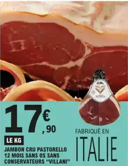 E.Leclerc Jambon cru pastorello aanbieding