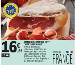 E.Leclerc Jambon de bayonne igp aanbieding