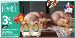 E.Leclerc Poulet prêt à cuire x2 aanbieding