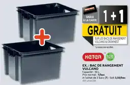 Brico Depot Bac de rangement vulcano aanbieding