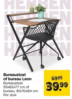 Xenos Bureaustoel of bureau Leon aanbieding