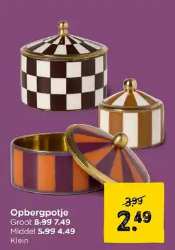 Xenos Opbergpotje aanbieding