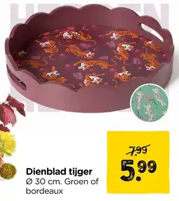 Xenos Dienblad tijger aanbieding