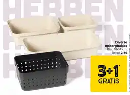 Xenos Diverse opbergbakjes aanbieding