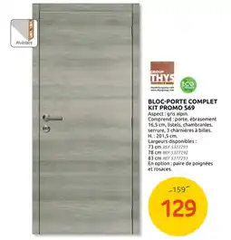 Brico Depot Bloc-porte complet kit promo s69 aanbieding