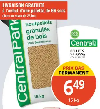 Houtpellets granulés de bois