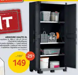 Brico Depot Armoire haute xl aanbieding